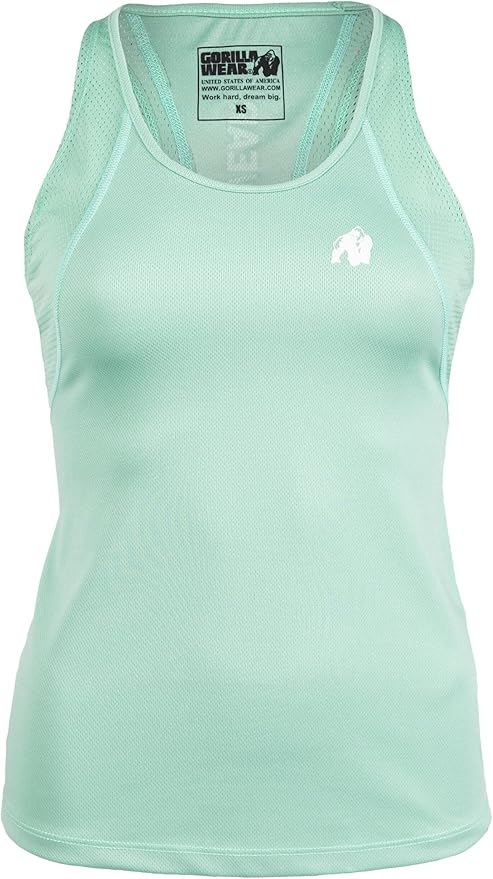 Gorilla Wear Seattle Tank Top Mint Green Damă – Maiou Sport Original