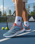 Adidas Defiant Speed W Tenis Damă HQ8460 Albastru/Roșu – Originali