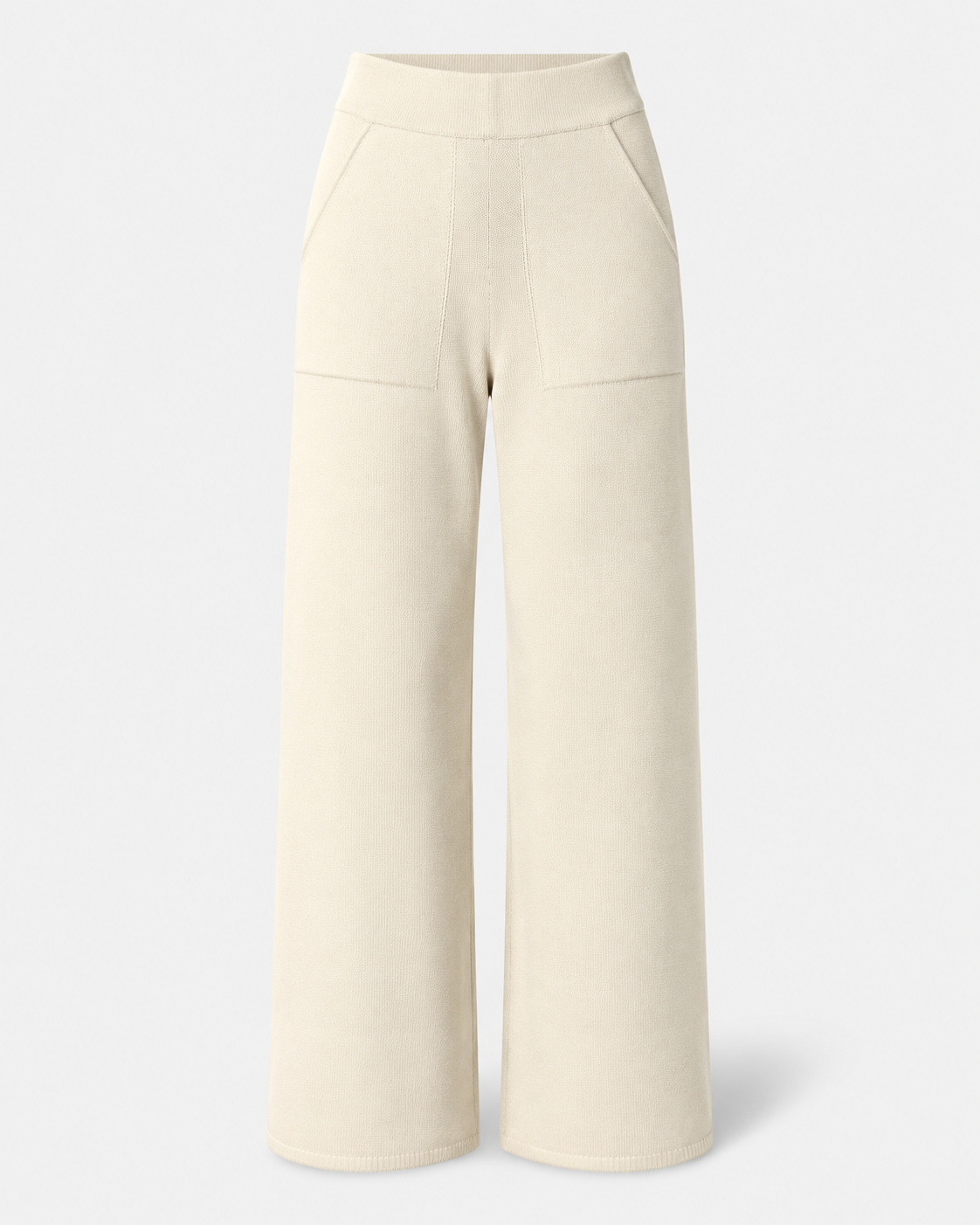 Pantaloni Tricotați Wide Leg, Cynthia