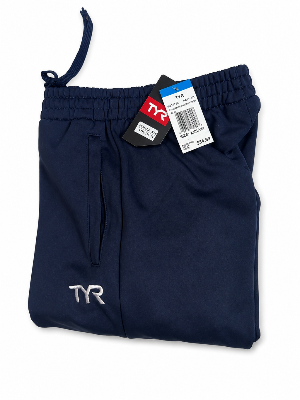 Pantaloni trening TYR damă Alliance Warm Up Pant bleumarin
