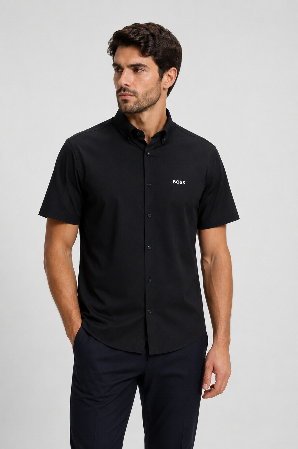 BOSS Camasa cu maneca scurta B_Motion barbati