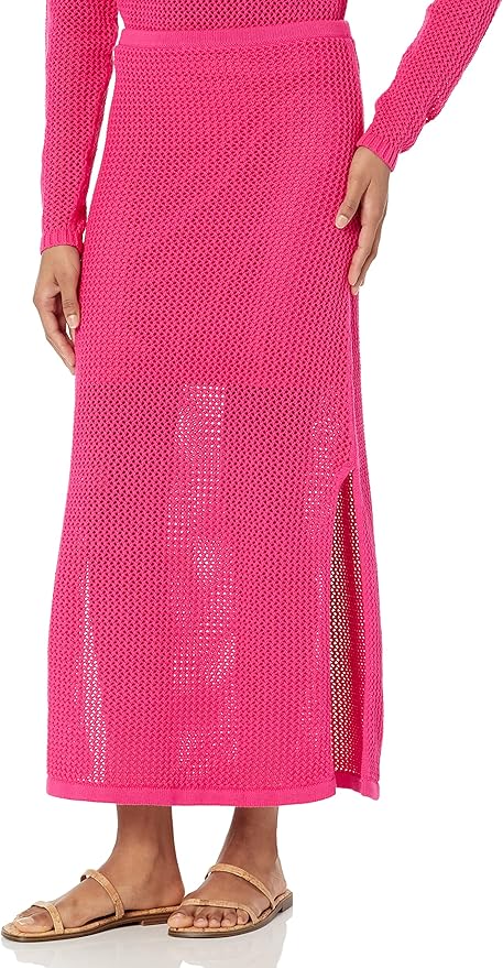Rochie Plasă de Plajă Damă Hot Pink