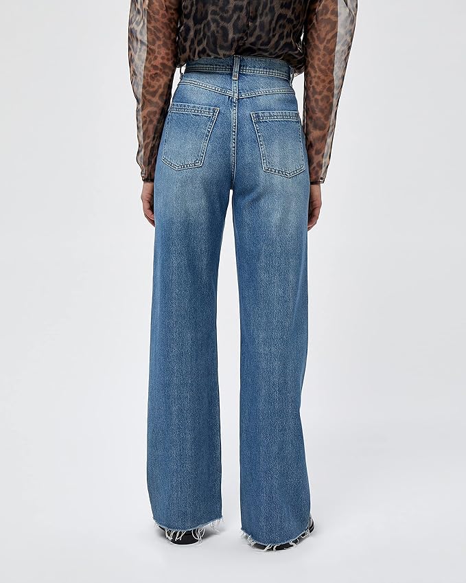 MINUS Joy Denim Jeans crem damă – Seedpearl Cream MI4248