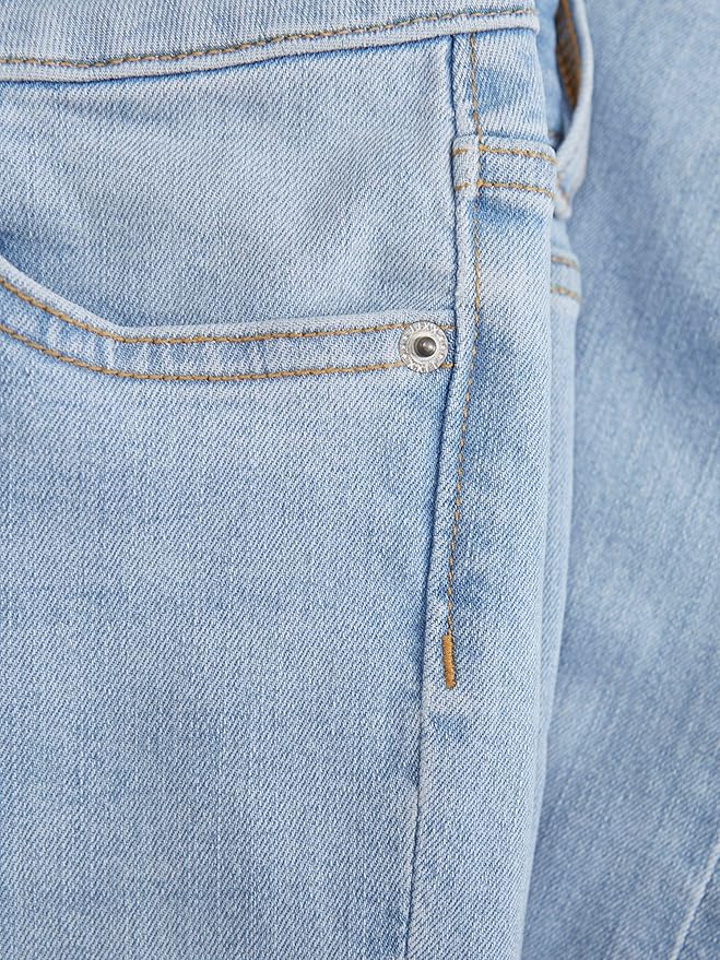 JJXX JXNICE Slim Straight Mid Waist Jeans damă Light Blue Denim