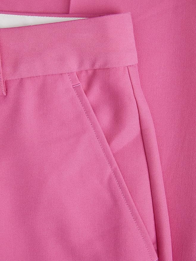 Pantaloni Damă JJXX JXMARY High Waist Carmine Rose