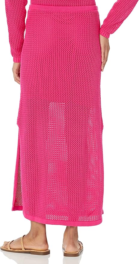 Rochie Plasă de Plajă Damă Hot Pink