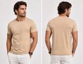 Tricou HUGO BOSS BOSS Logo 3D Bej Sand Regular Fit Bărbați – Mărimea S – Nou cu etichetă