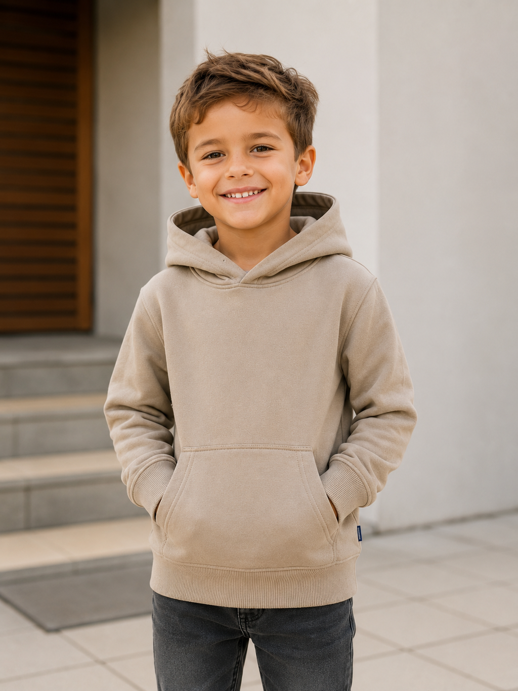 Hanorac ONLY & SONS Junior cu Glugă – Bej