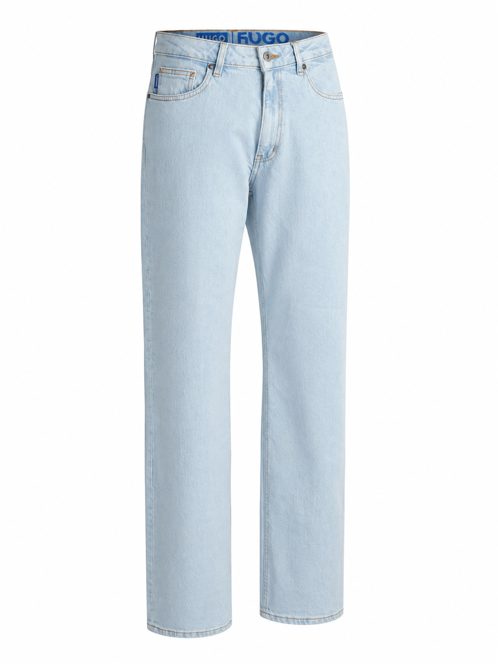 Blugi HUGO Blue Elyah_B damă Straight Fit