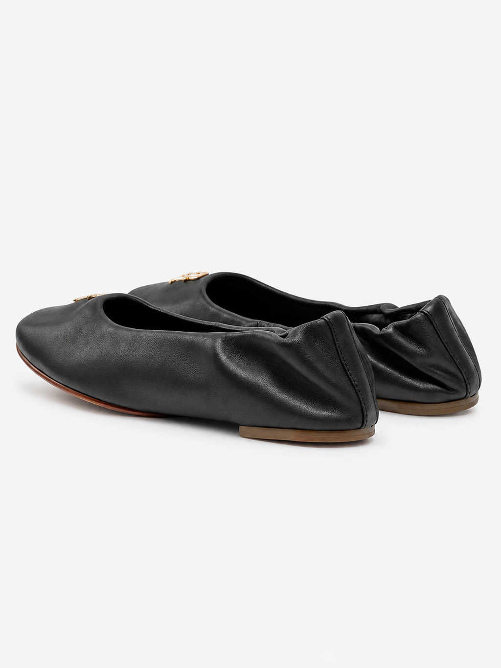 Balerini Tommy Hilfiger damă TH Elevated Elastic Ballerina din piele