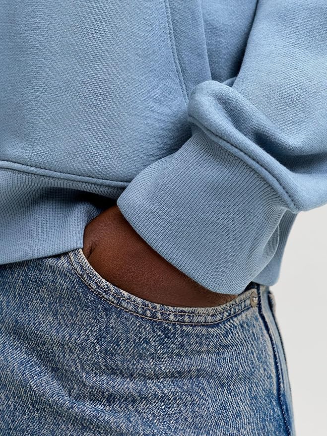 JACK & JONES Hanorac cu Glugă JJESTAR Sweat Hood Oceanview