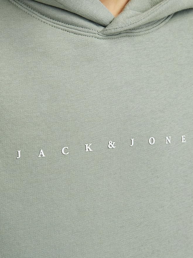 Jack & Jones JJESTAR JJ Sweat Hood NOOS PLS Hanorac Bărbați Iceberg Green
