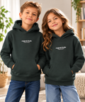 Hanorac copii Jack & Jones Originals Studio cu glugă – Forest River