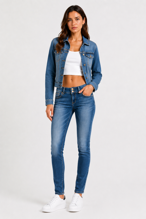 Blugi damă LTB Molly Low Rise Slim – Albastru Denim