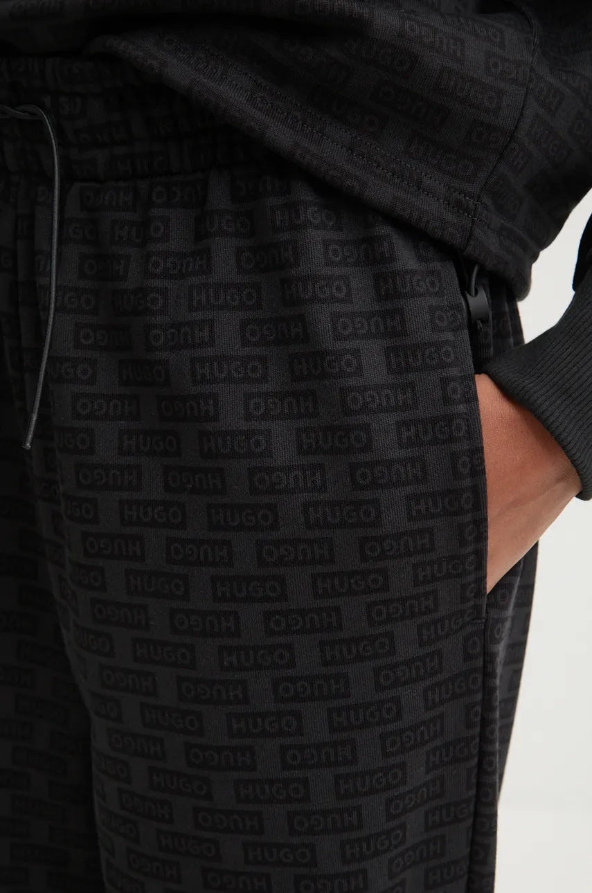 Pantaloni jogger damă HUGO Blue Casual Jogger_B_2, negri