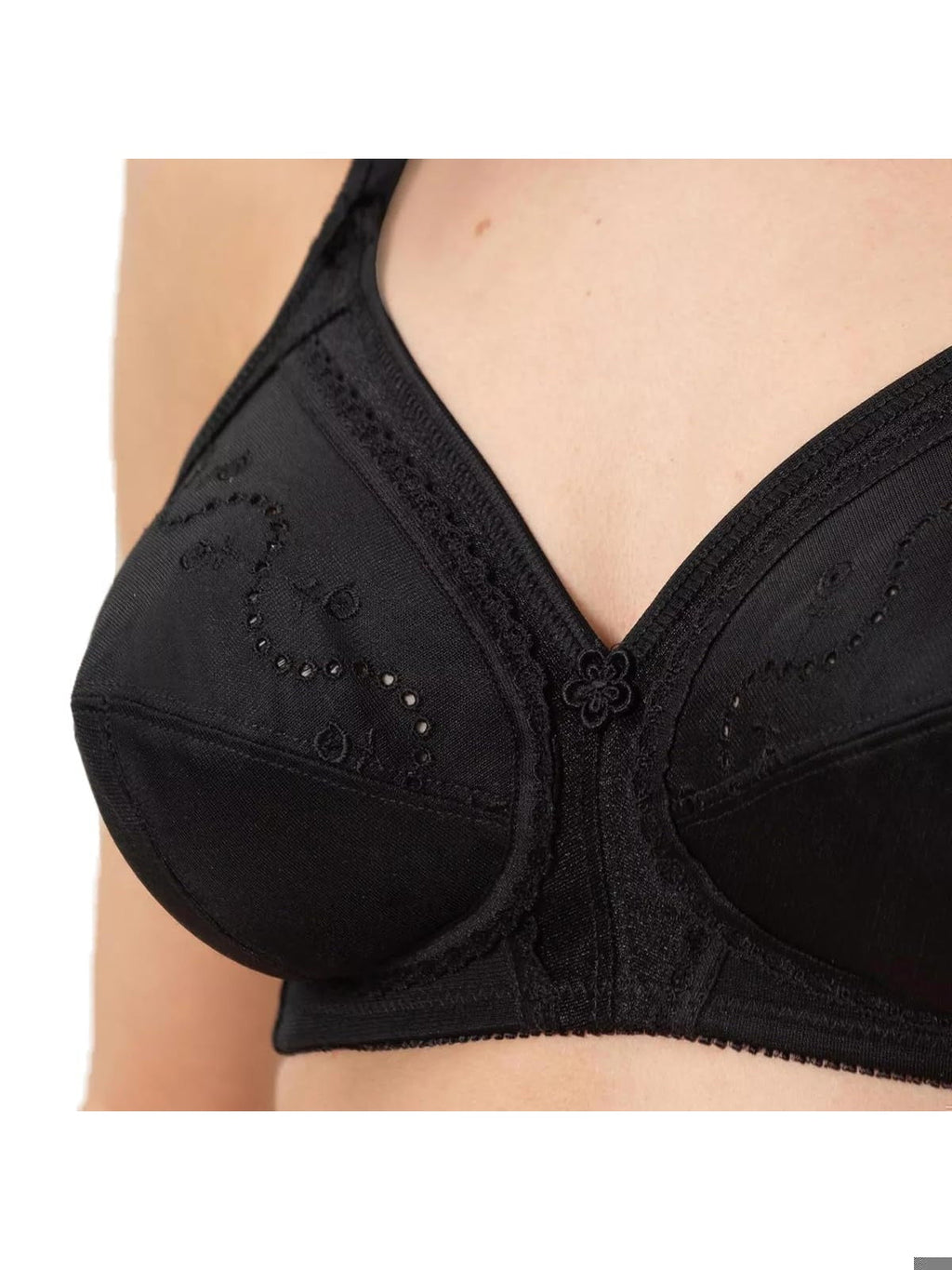 TRIUMPH Doreen Sutien negru full cup fara intaritura femei bumbac 6E