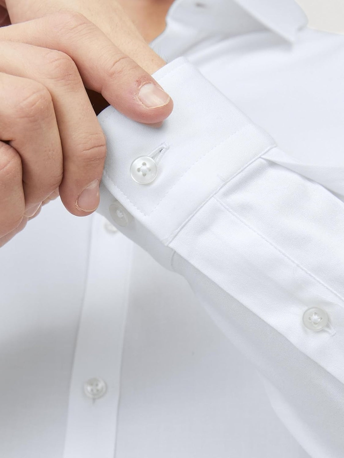 JACK & JONES JJPrparma Camasa super slim fit alb barbati