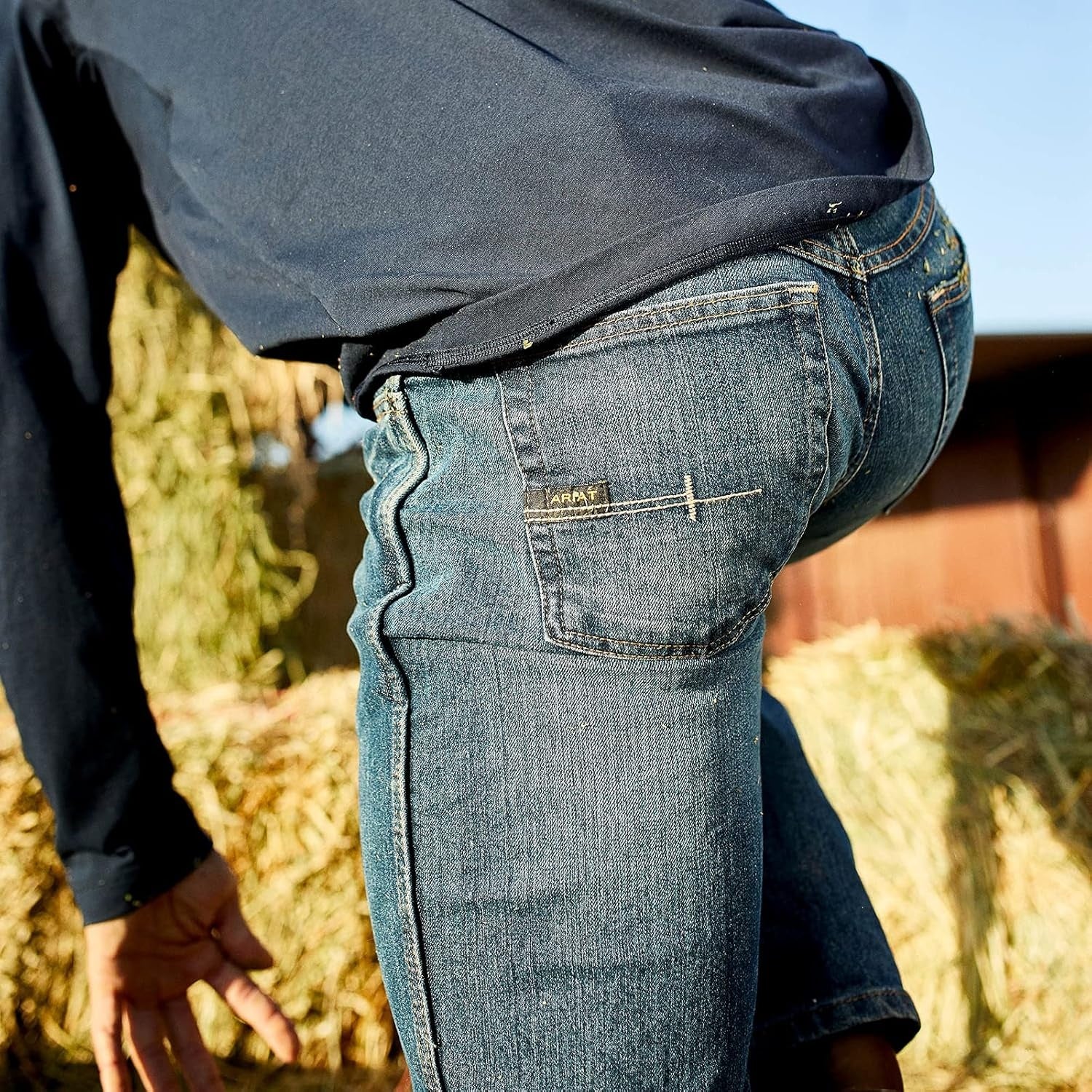 ARIAT Blugi Rebar M4 Relaxed Durastretch Bootcut barbati