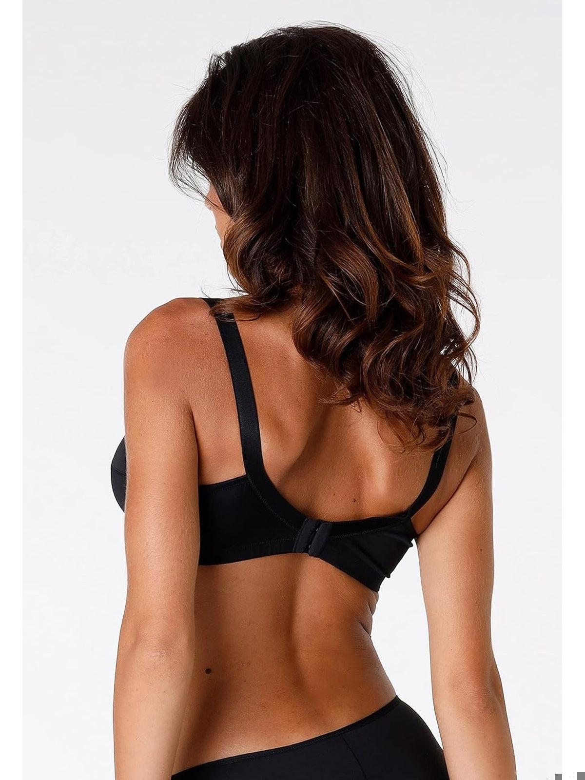 LOVABLE Sutien cu intaritura din bumbac modelator femei negru femei