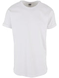URBAN Classics - Tricou basic alb LONG SHAPED