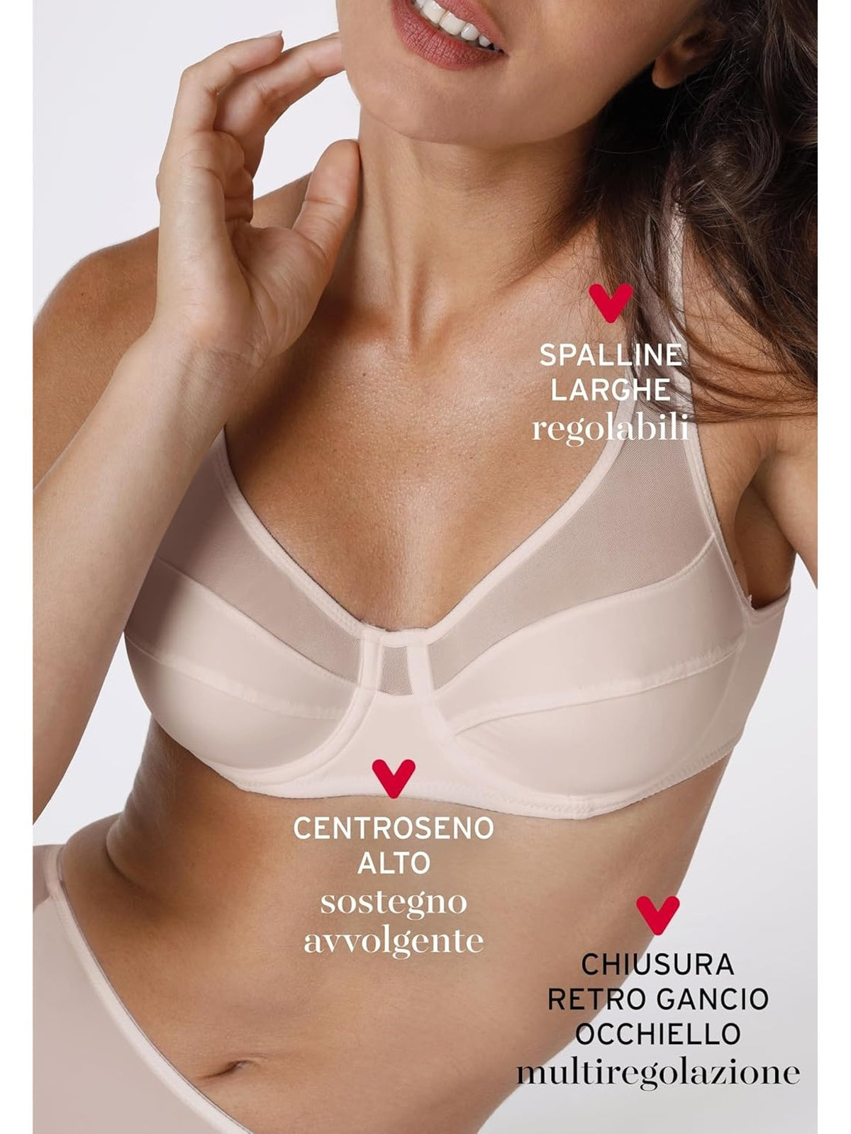 LOVABLE Sutien cu intaritura microfibra modelator 5d negru femei