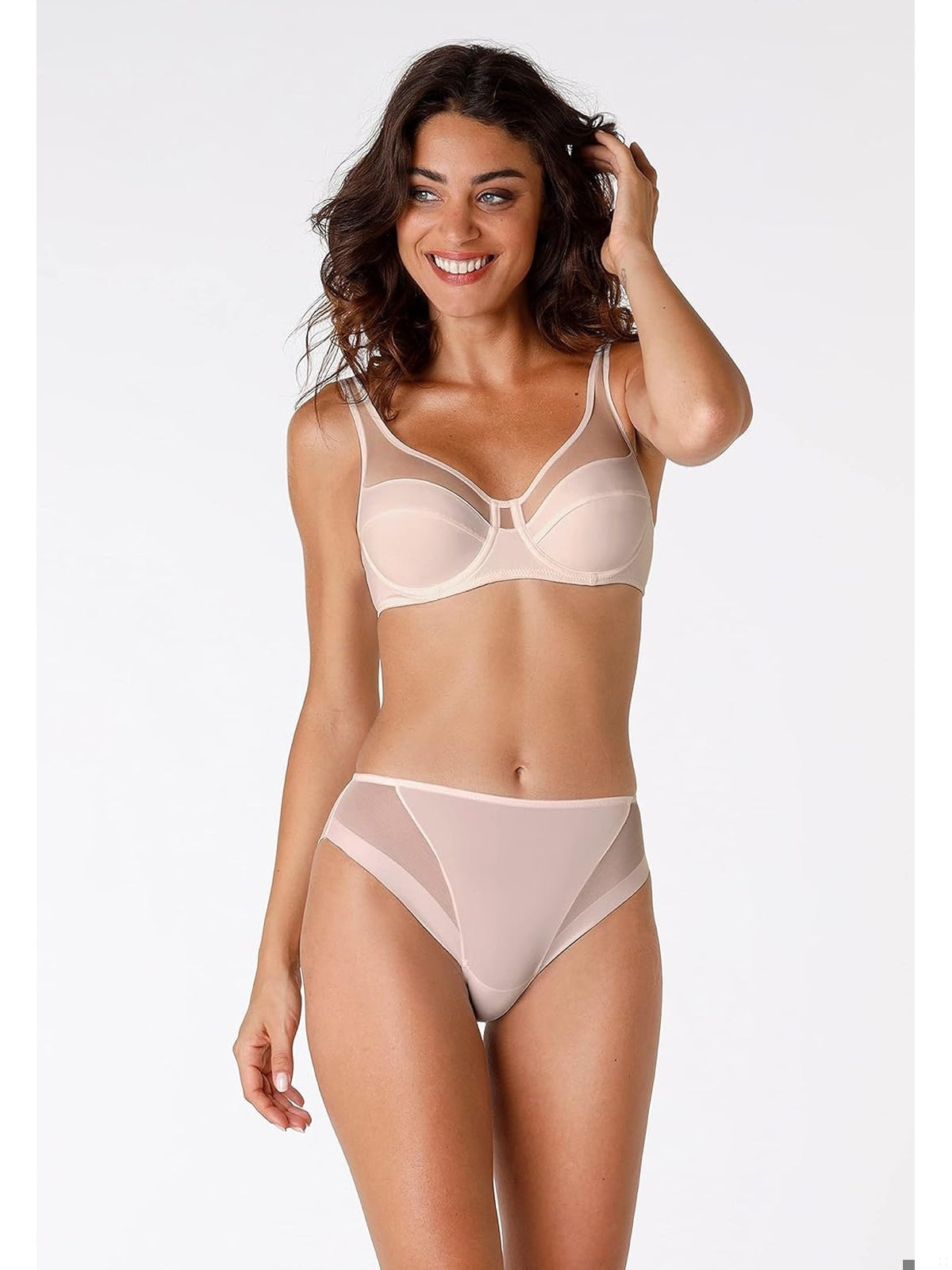 LOVABLE Sutien cu intaritura microfibra modelator 5d negru femei