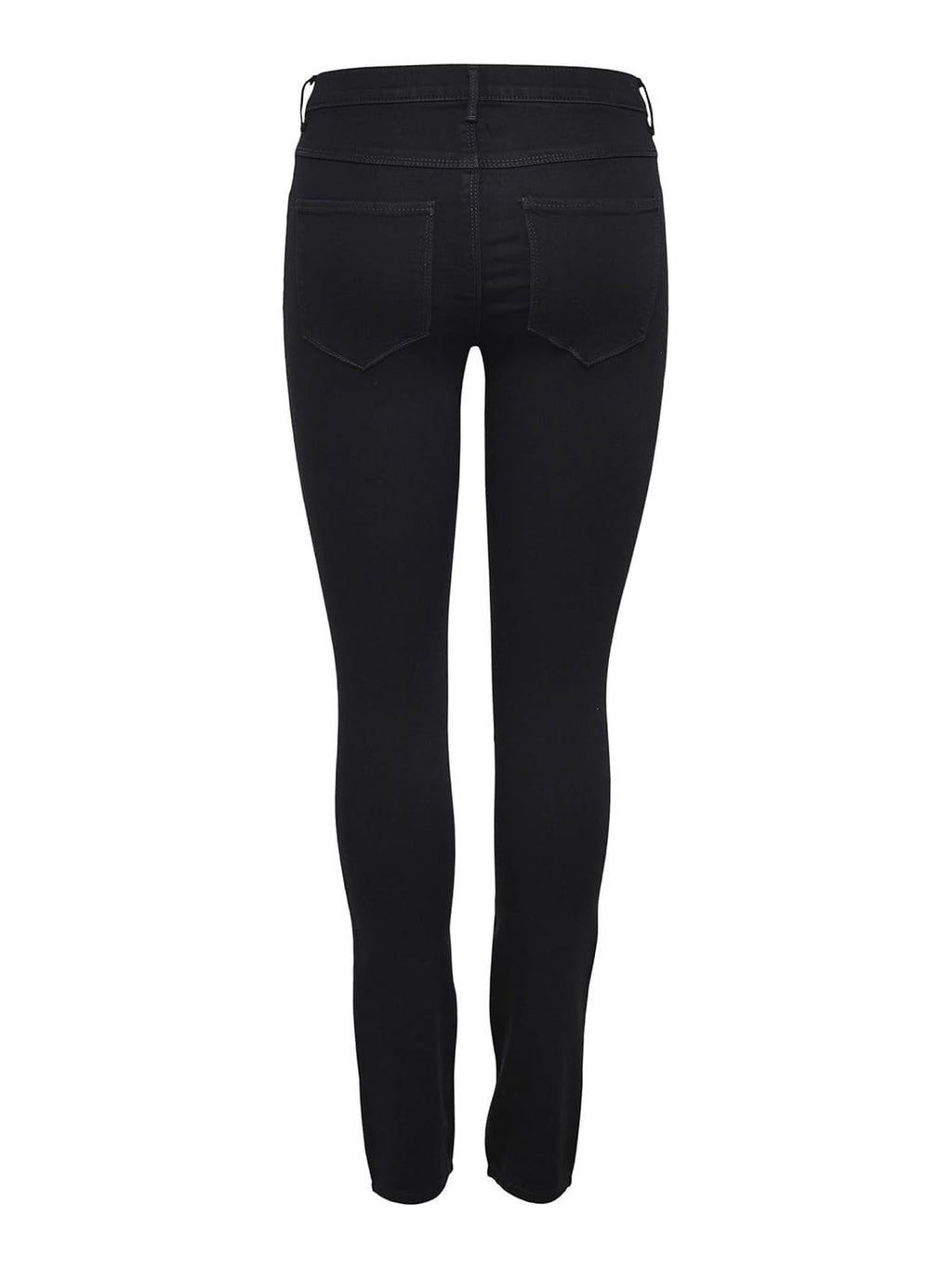 ONLY Blugi skinny fit MID PUSH UP negru femei