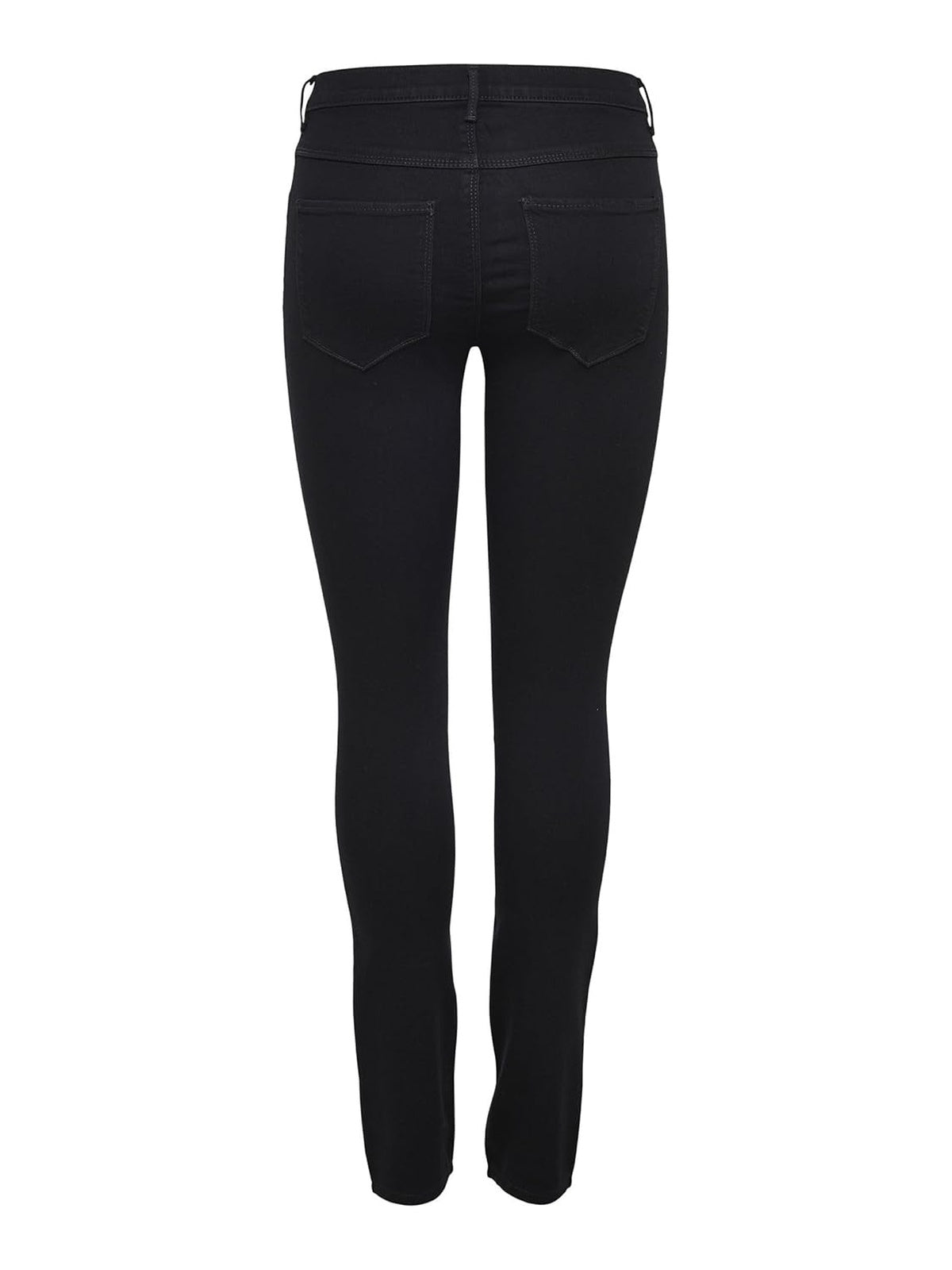ONLY Blugi skinny fit MID PUSH UP negru femei