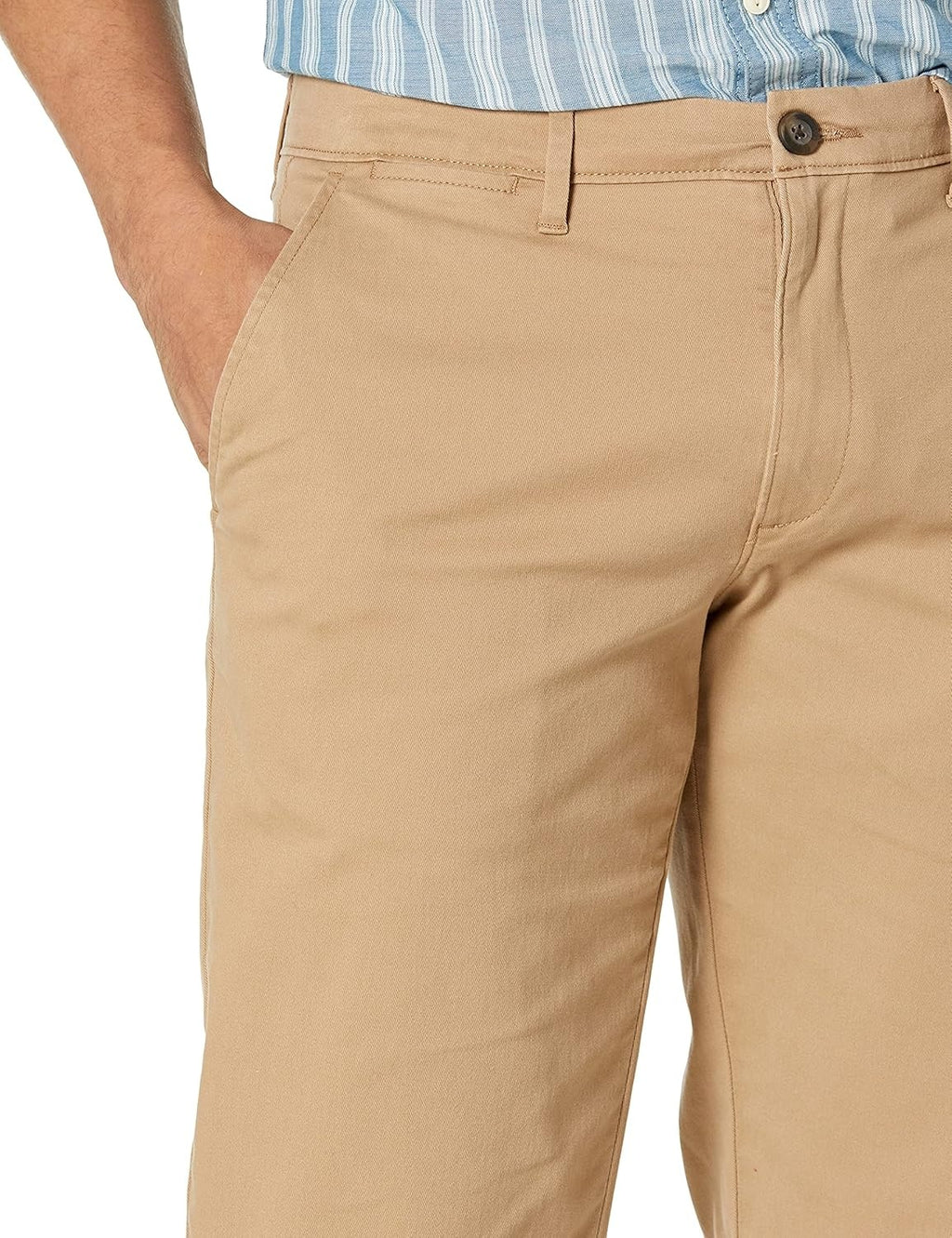AMAZON ESSENTIALS Pantaloni chino elastici croiala dreapta barbati