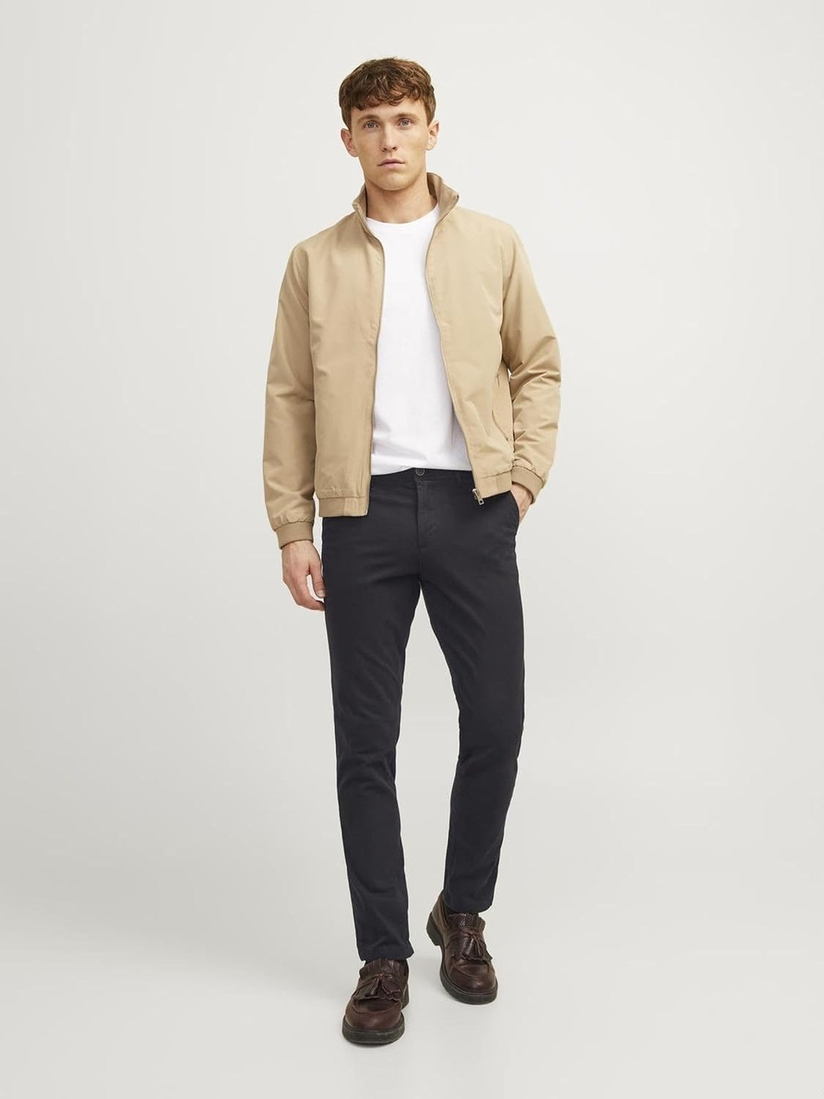 JACK & JONES Arthur Pantaloni Chino Slim fit barbati