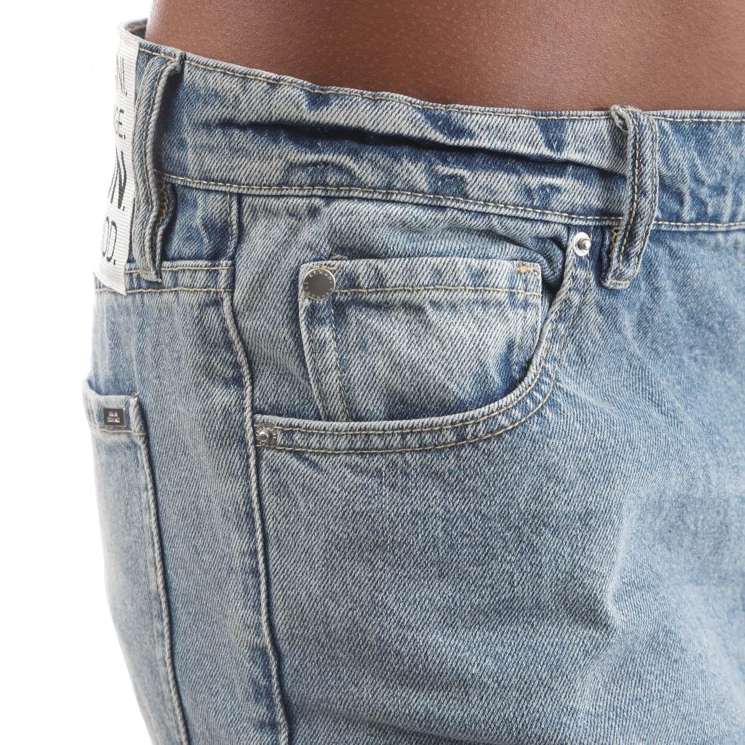 ARMANI EXCHANGE Jeans Slim din bumbac femei