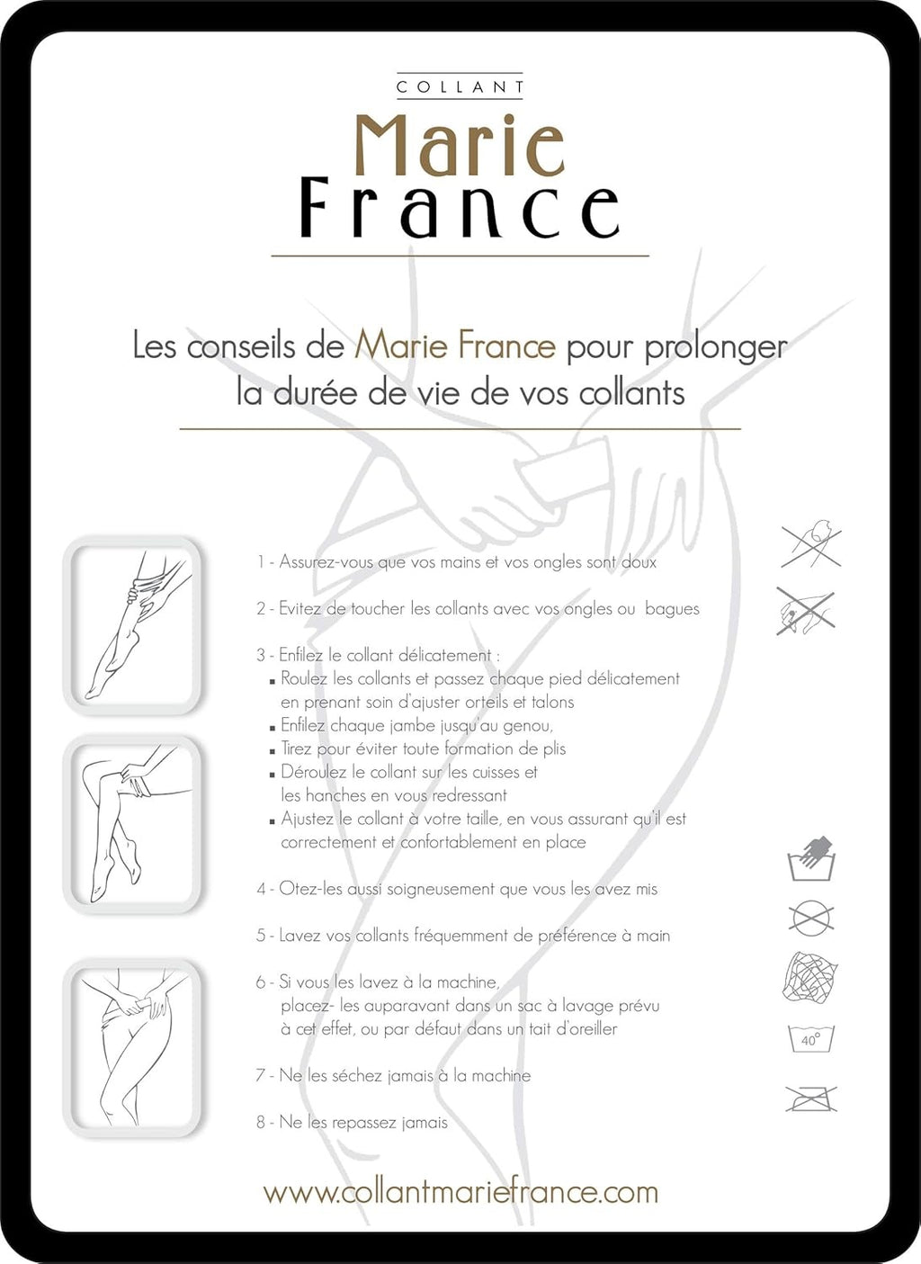MARIE FRANCE Ciorapi dres Perla 20 denari femei