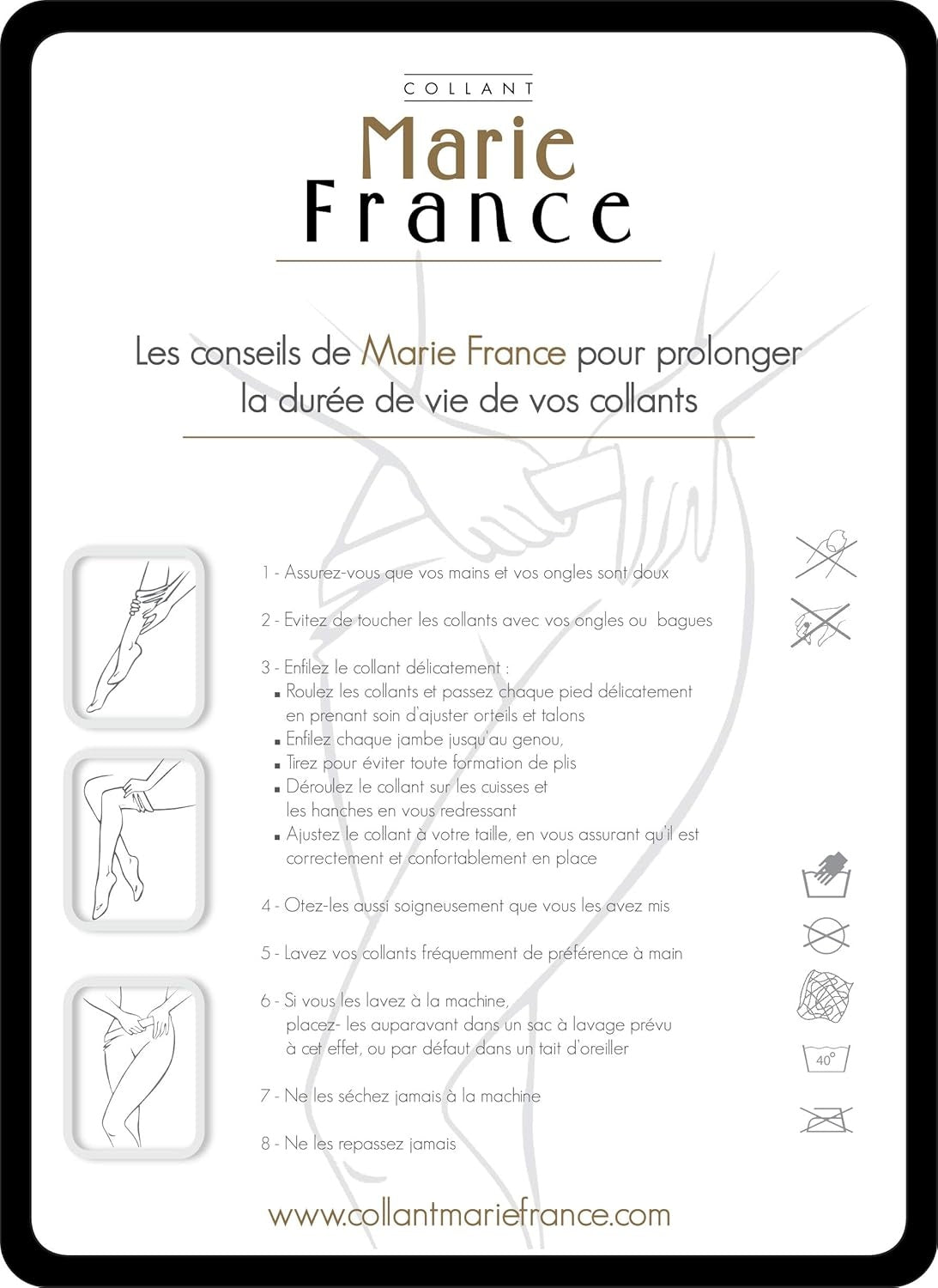 MARIE FRANCE Ciorapi dres Perla 20 denari femei