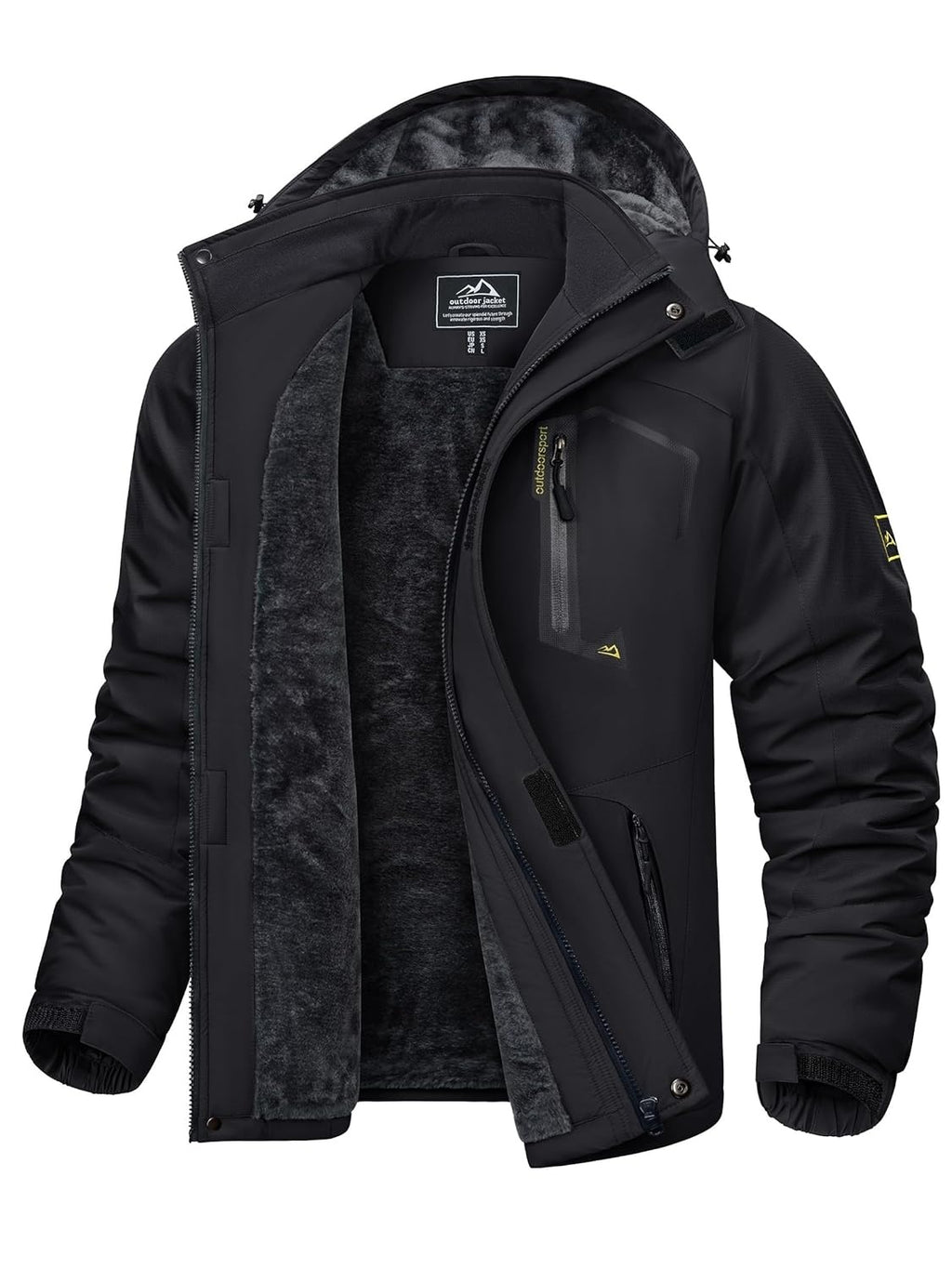 KEFITEVD Jacheta softshell de iarna barbati