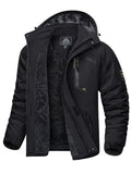 KEFITEVD Jacheta softshell de iarna barbati