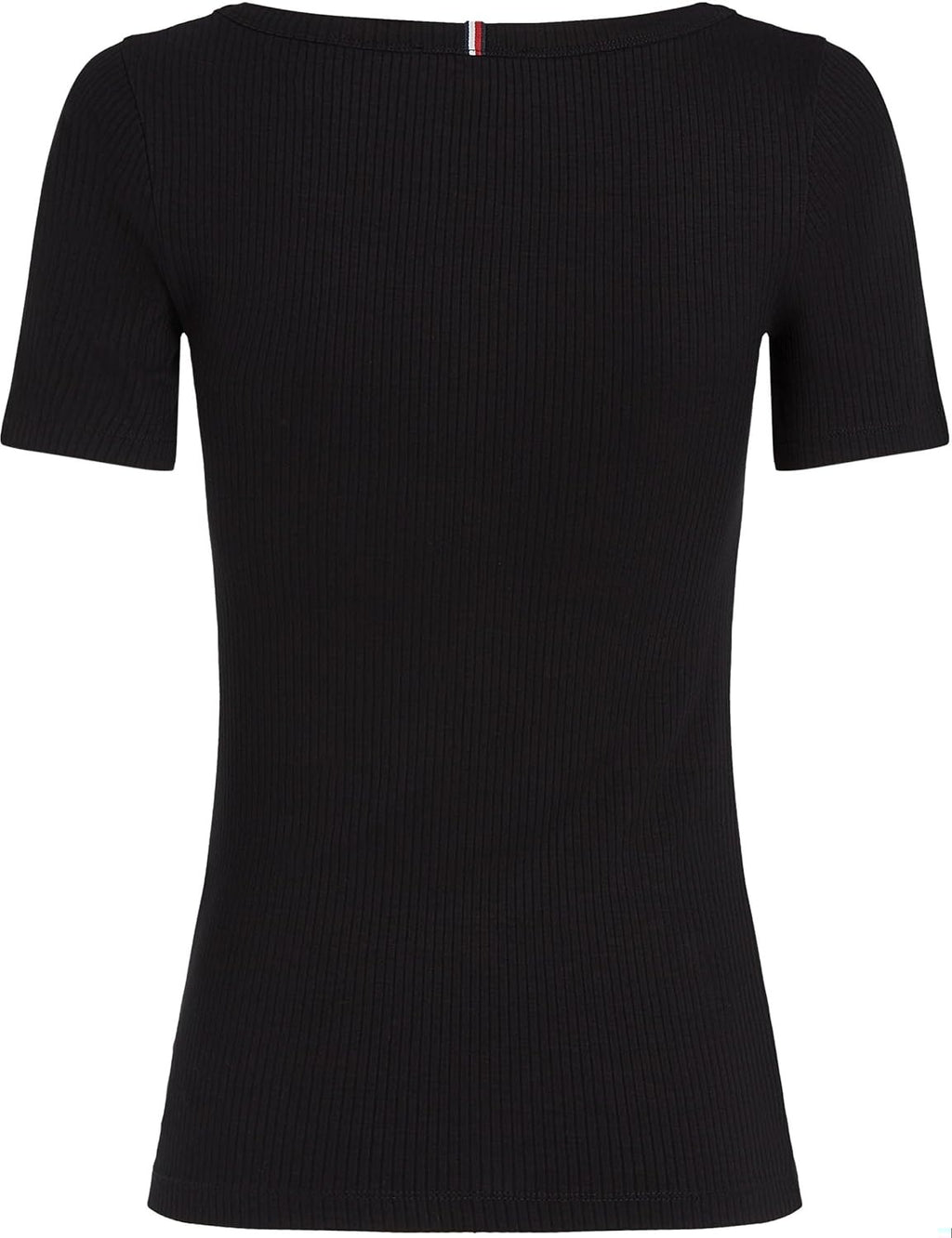 TOMMY HILFIGER Tricou Rib Slim Fit maneca scurta femei