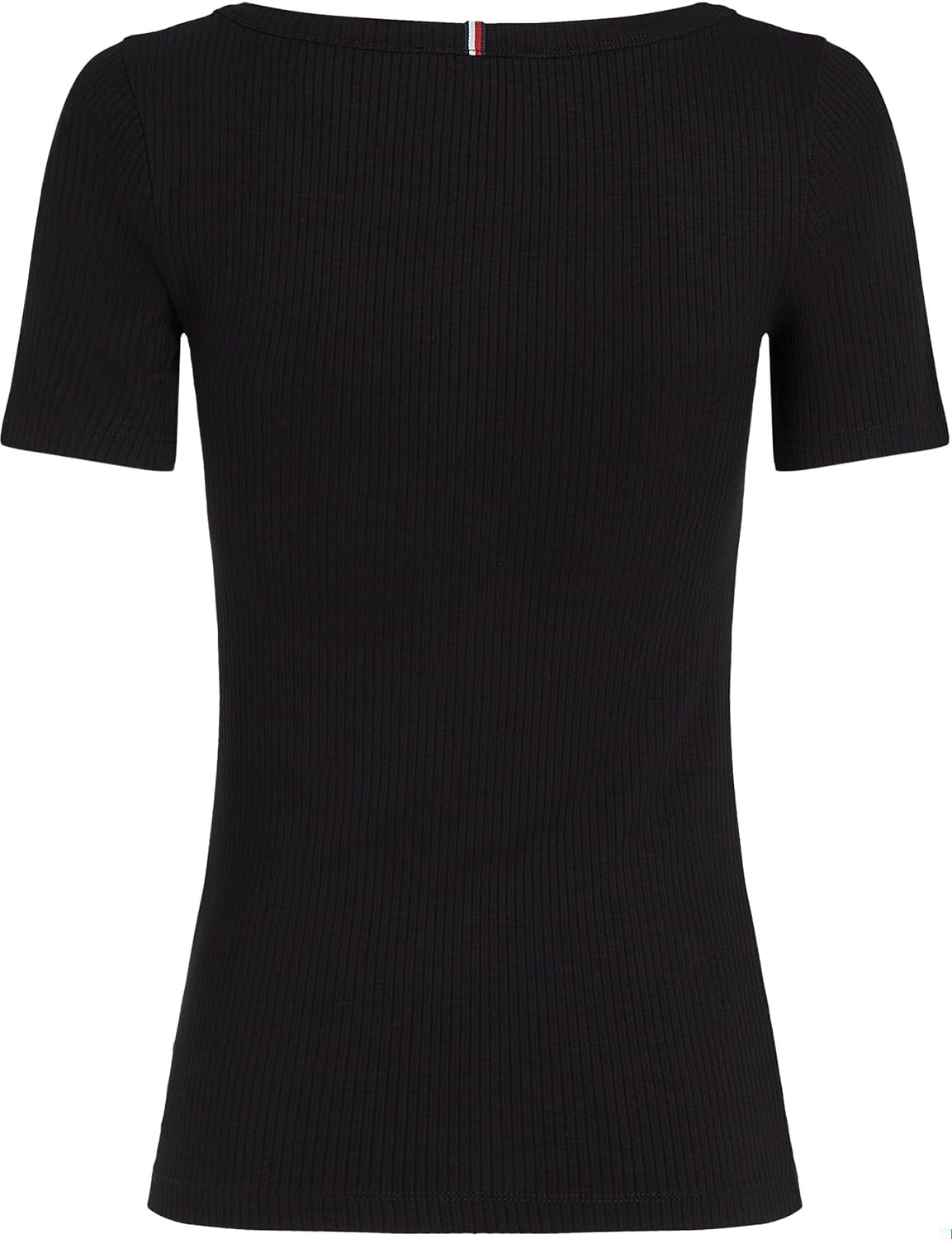 TOMMY HILFIGER Tricou Rib Slim Fit maneca scurta femei