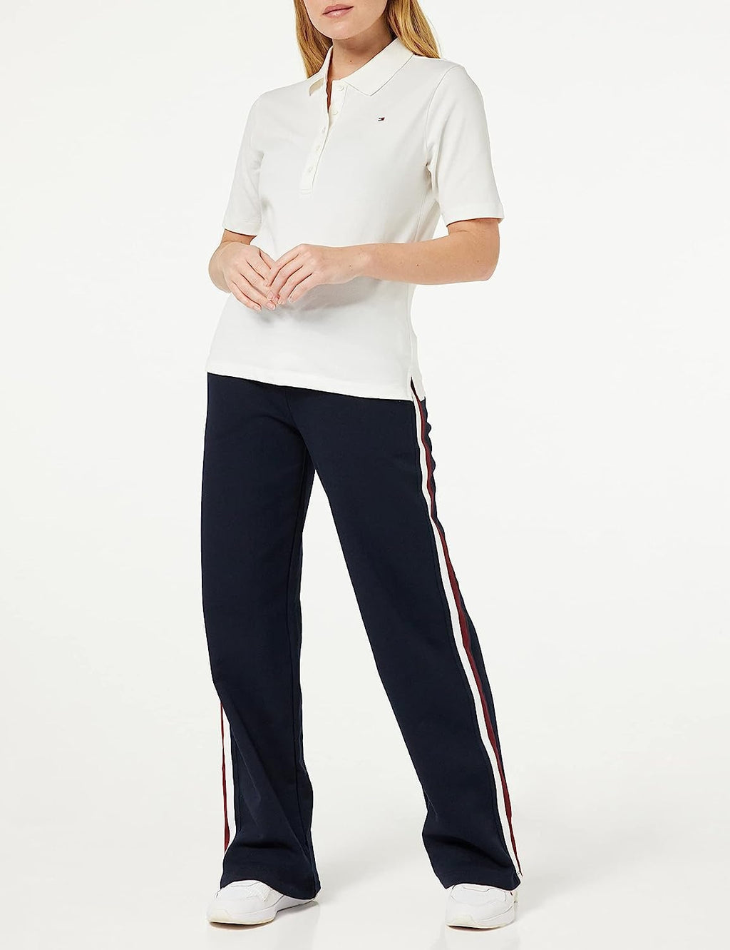 TOMMY HILFIGER Tricou polo 1985 Pique maneca scurta femei