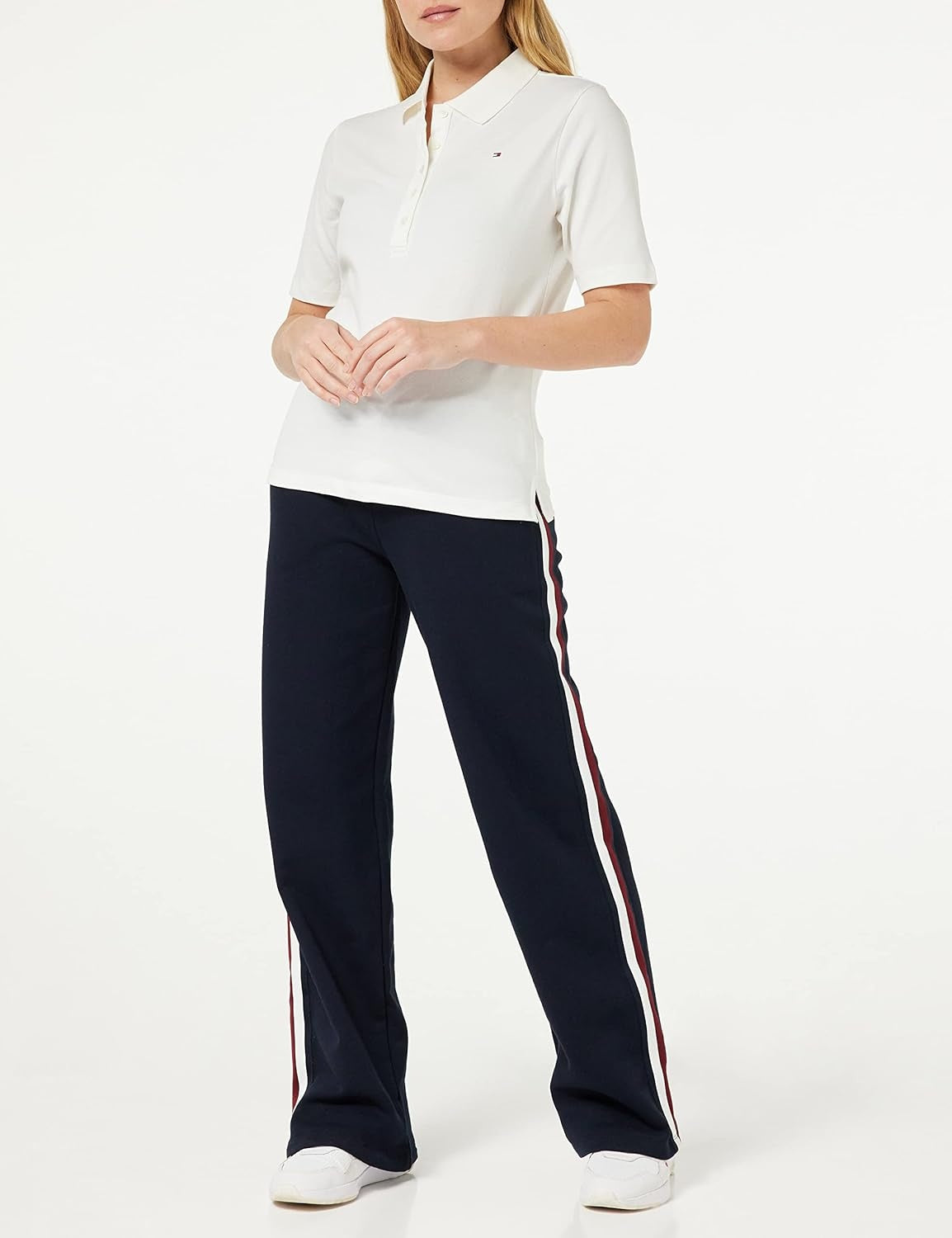 TOMMY HILFIGER Tricou polo 1985 Pique maneca scurta femei