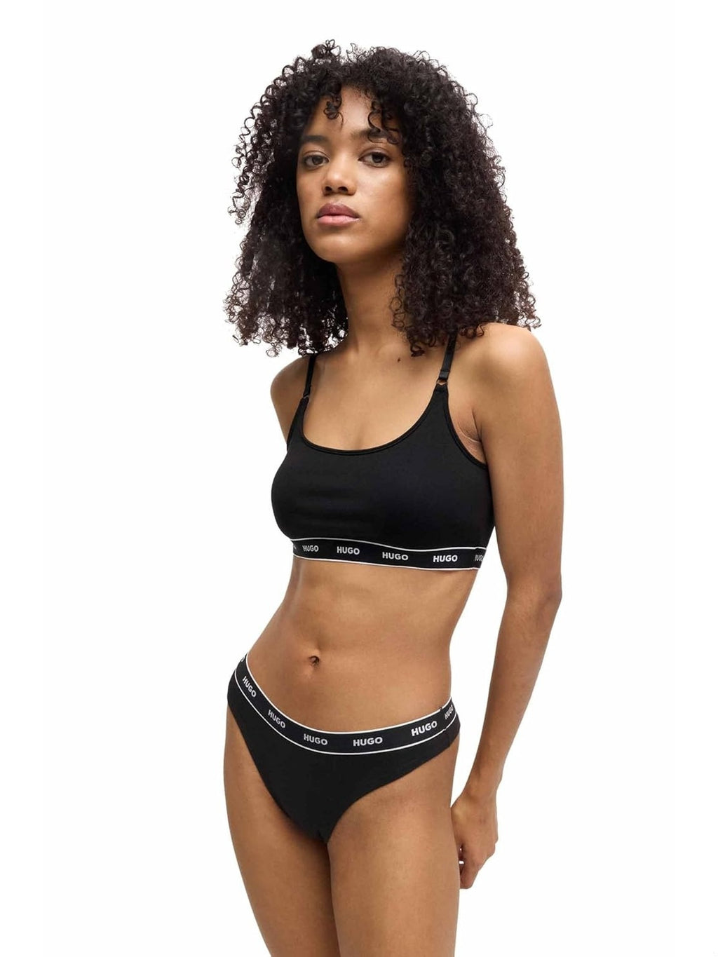 HUGO BOSS Set bucati chiloti Thong multicolor(rosu/negru/negru inimioare) femei