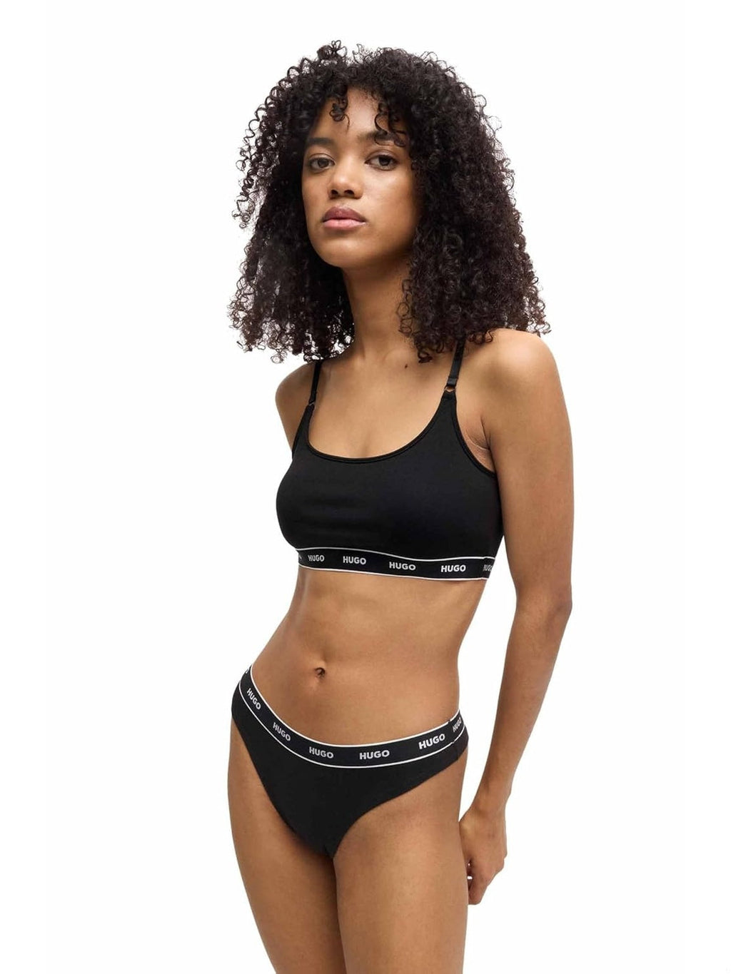 HUGO BOSS Set bucati chiloti Thong multicolor(rosu/negru/negru inimioare) femei