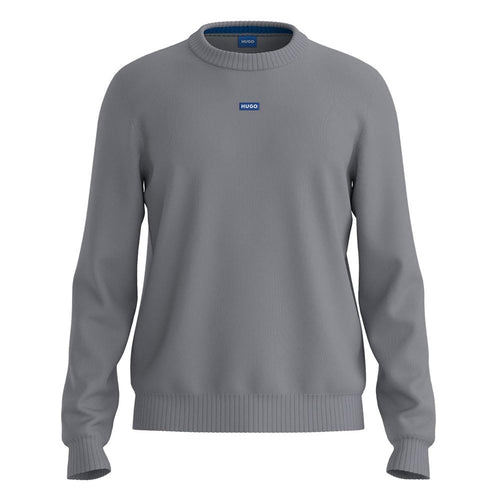 HUGO BOSS Pulover HUGO San Cosmo gri barbati