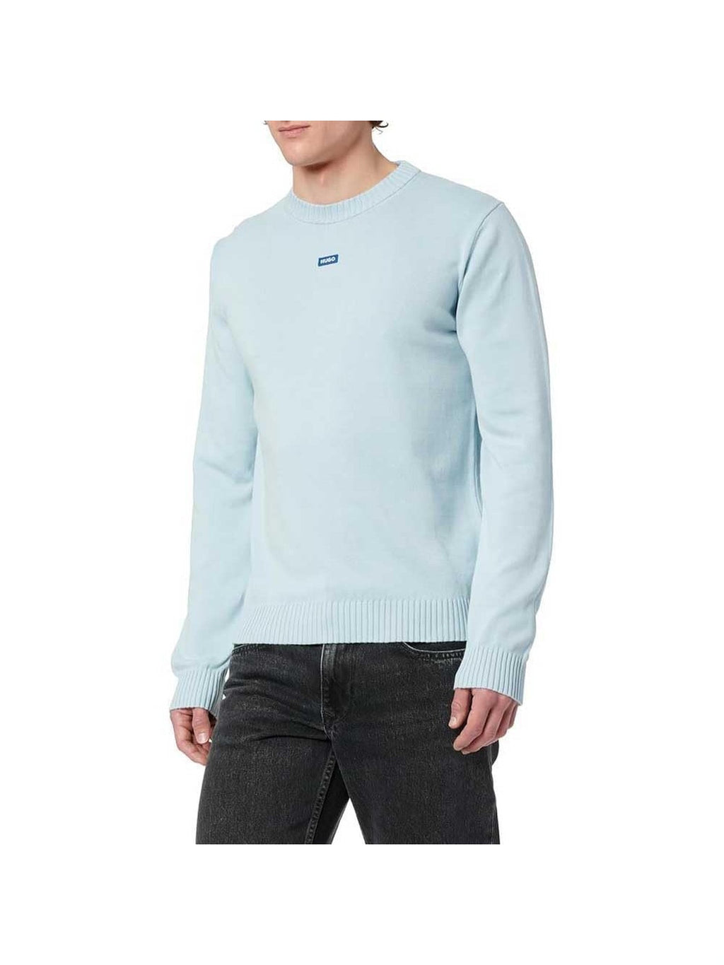 HUGO BOSS Pulover HUGO San Cosmo gri barbati