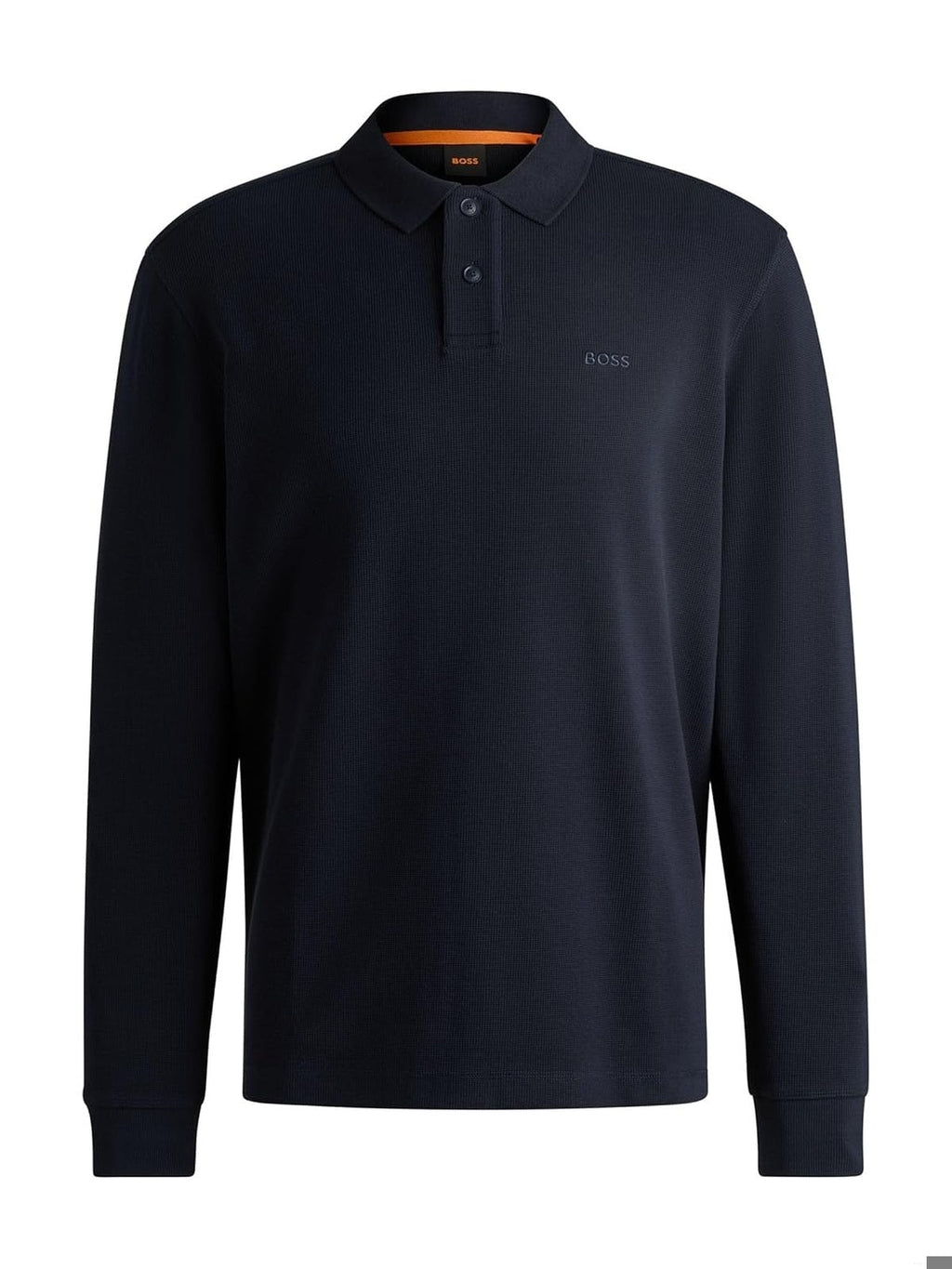 HUGO BOSS Bluza polo cu maneca lunga negru barbati