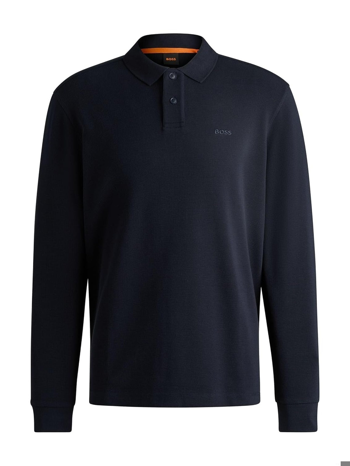 HUGO BOSS Bluza polo cu maneca lunga negru barbati