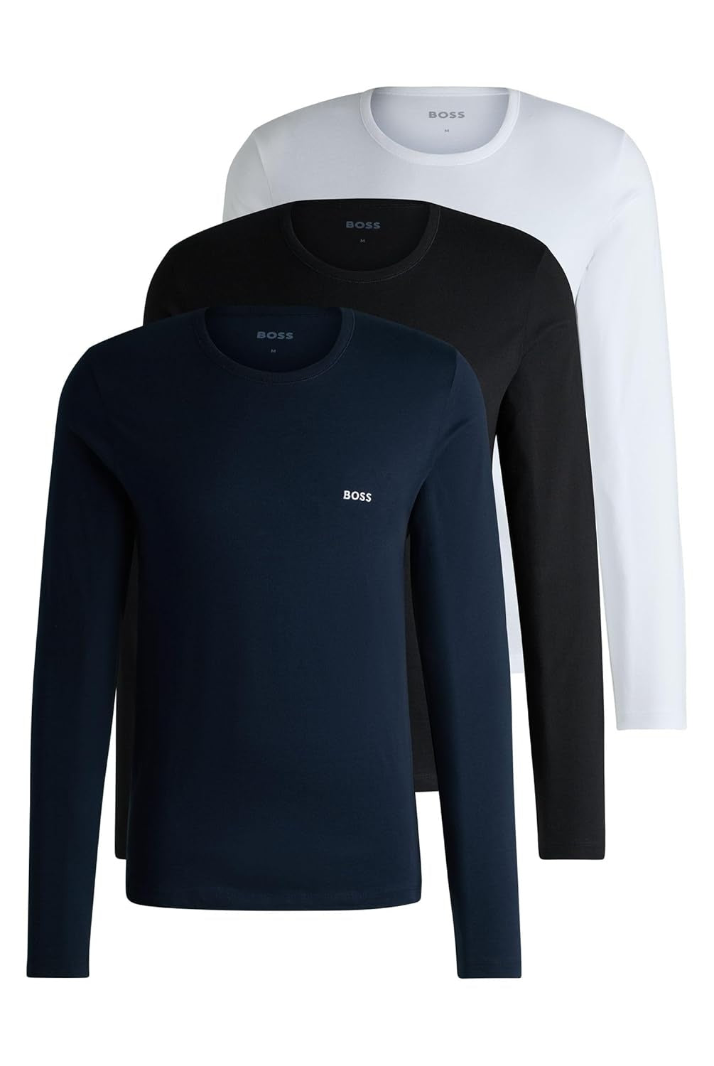 BOSS Tricou maneca lunga set 3 buc barbati