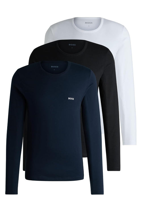 BOSS Tricou maneca lunga set 3 buc barbati