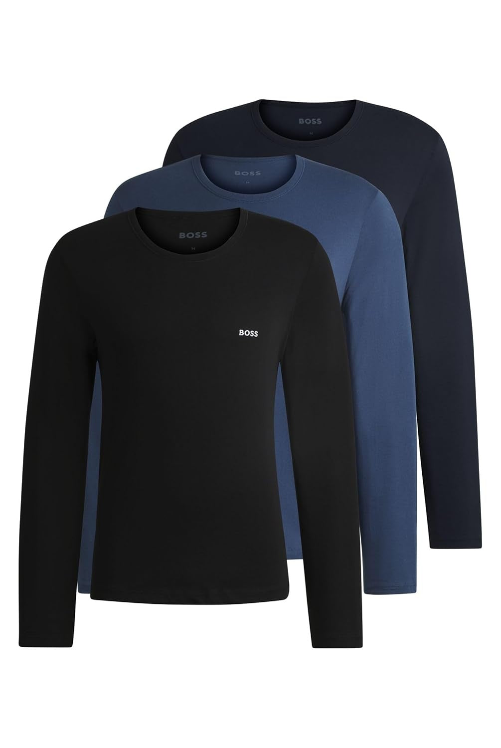 BOSS Tricou maneca lunga set 3 buc barbati