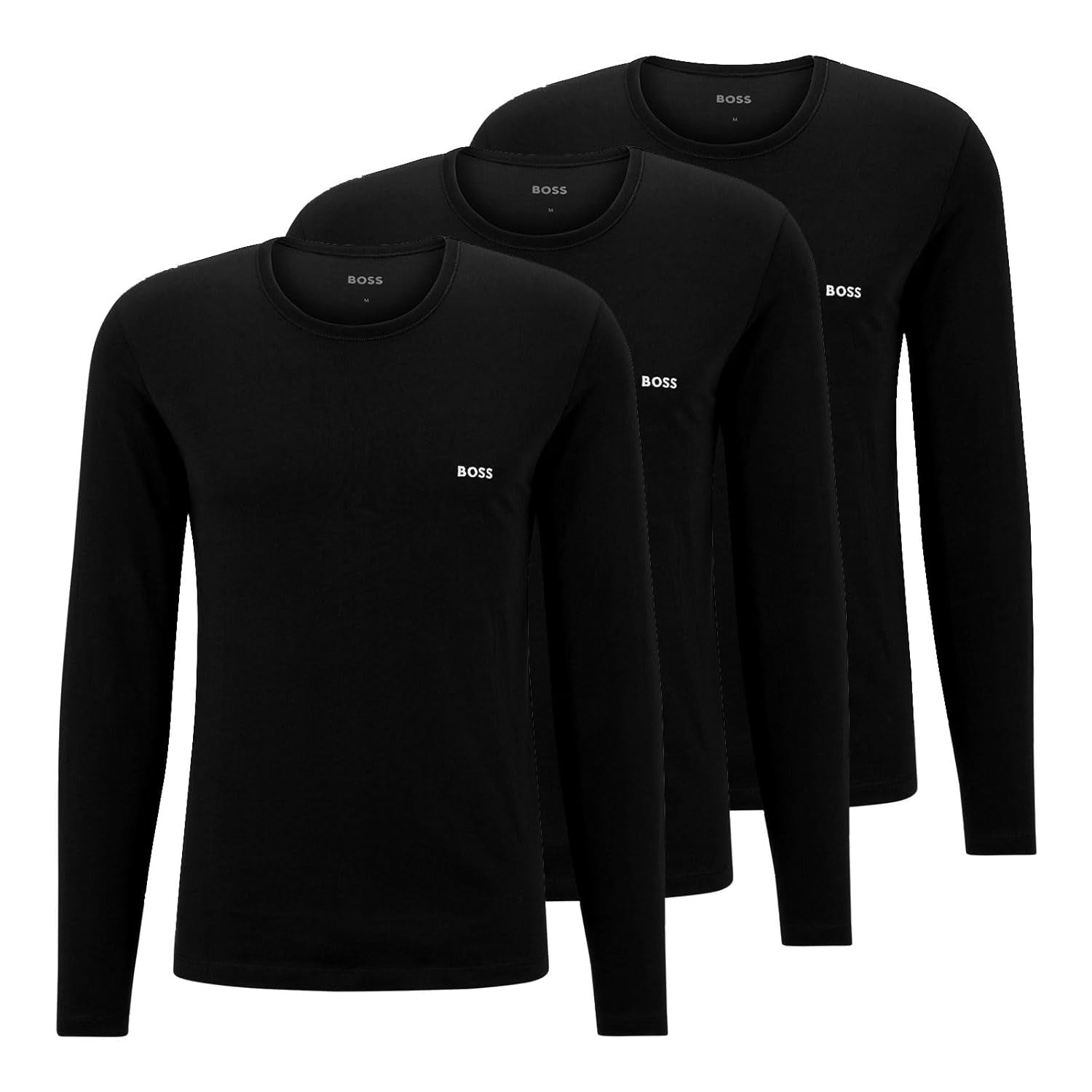 BOSS Tricou maneca lunga set 3 buc barbati