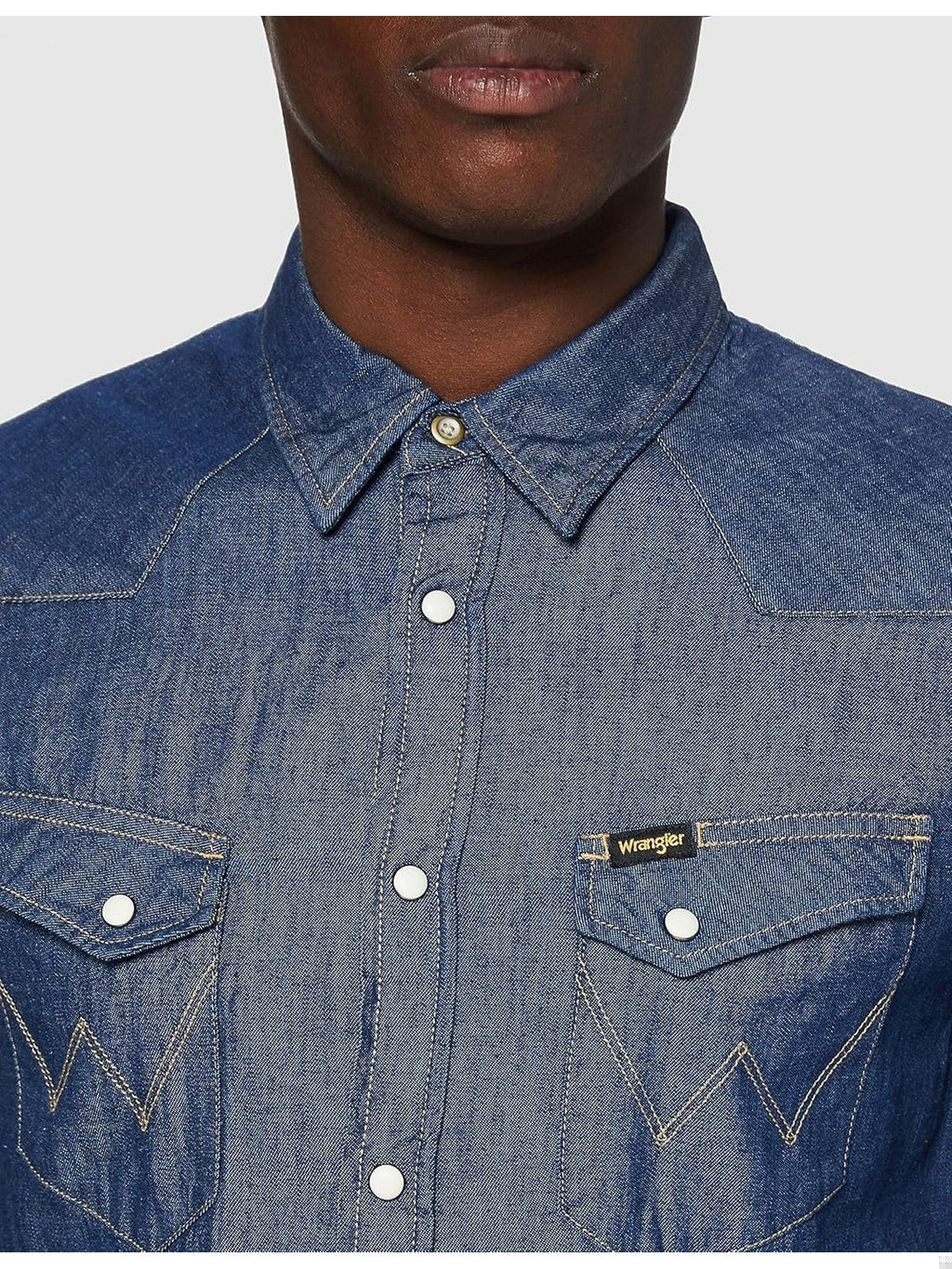 WRANGLER Camasa denim western barbati
